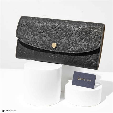 louis vuitton emilie wallet pink|louis vuitton black empreinte wallet.